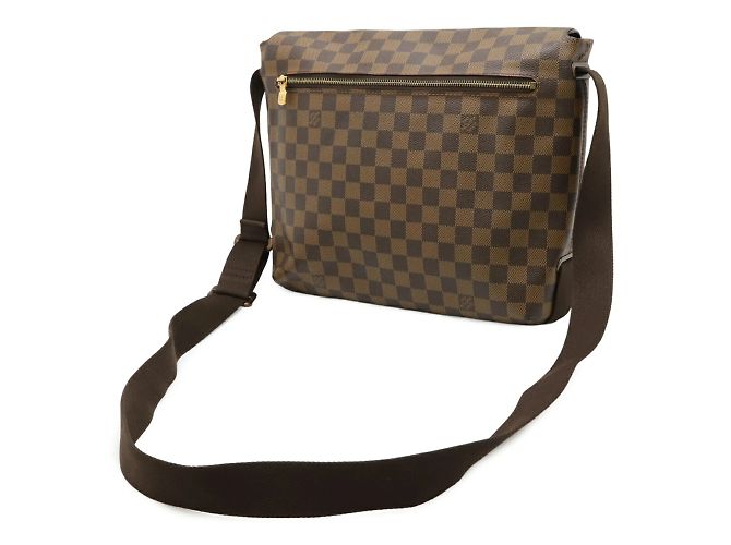 Borsa a Spalla Brooklyn MM Damier Louis Vuitton Marrone Damier ebene - vista 3