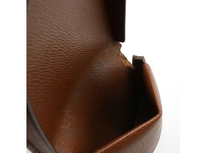 Portamonete Cubetto Monogramma Louis Vuitton Marrone - vista 6