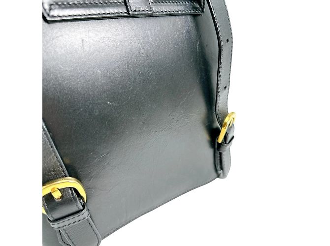 Schwarzer Leder-Rucksack von Salvatore Ferragamo - Ansicht 12