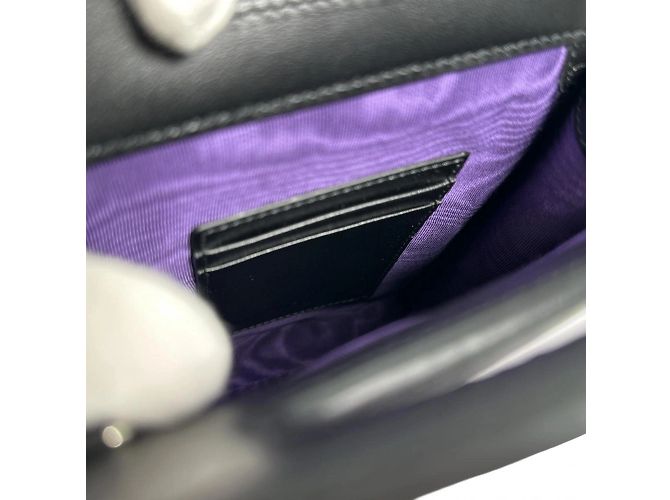 Borsa a Spalla Gucci 2WAY GG Mini Matelassé Nero - vista 10