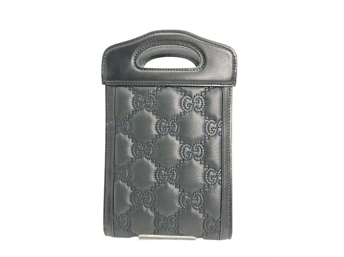 Borsa a Spalla Gucci 2WAY GG Mini Matelassé Nero - vista 2