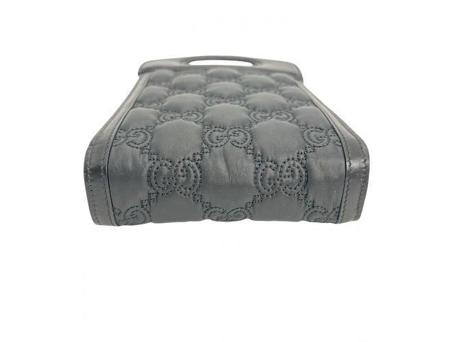 Borsa a Spalla Gucci 2WAY GG Mini Matelassé Nero - vista 5