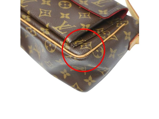 Borsa a Spalla Monogram Louis Vuitton Marrone - vista 6