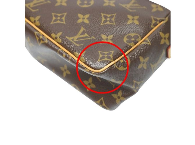 Borsa a Spalla Monogram Louis Vuitton Marrone - vista 9