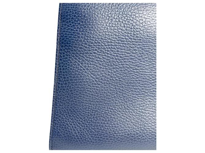 Bamboo Borsa Gucci in bambù blu e pelle - vista 11