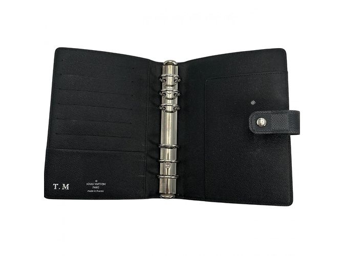 Louis Vuitton Damier Graphite Agenda MM Planner Cover Brown Black - view 7