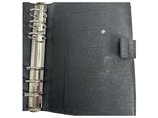 Louis Vuitton Damier Graphite Agenda MM Planner Cover Brown Black - view 8