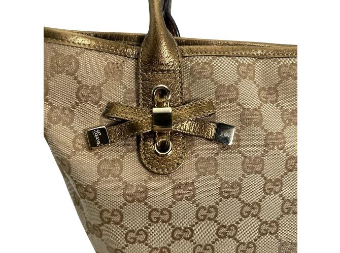 Gucci Beige GG Canvas Tote Bag - Ansicht 10