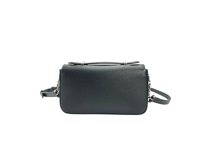 Borsa a spalla in pelle nera Gucci Nero - vista 3
