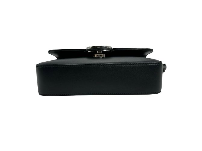 Borsa a spalla in pelle nera Gucci Nero - vista 6