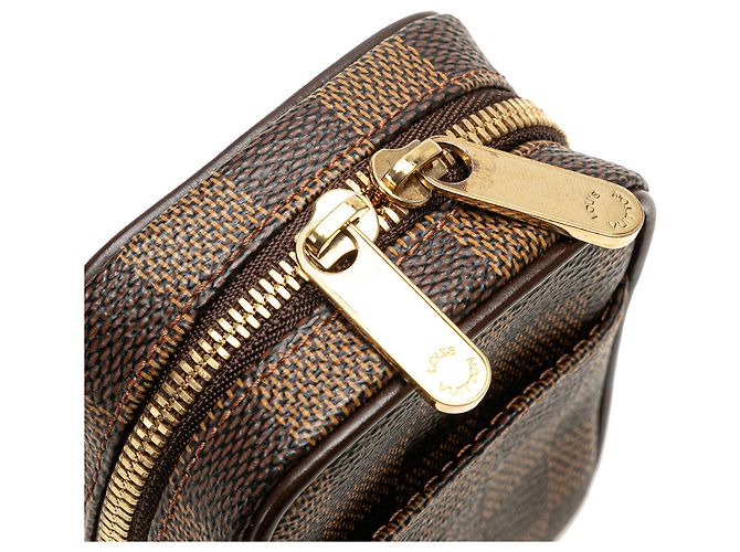 Custodia Okapi PM Damier Ebano Marrone Louis Vuitton - vista 8