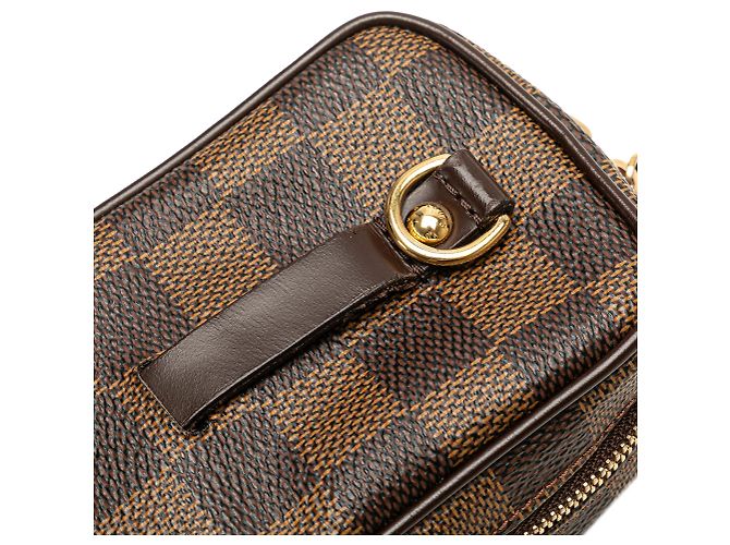 Custodia Okapi PM Damier Ebano Marrone Louis Vuitton - vista 9