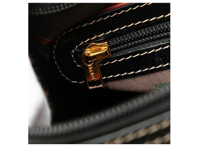 Pochette Velazquez in pelle marrone LOEWE - vista 10
