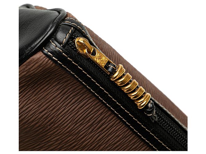 Pochette Velazquez in pelle marrone LOEWE - vista 11