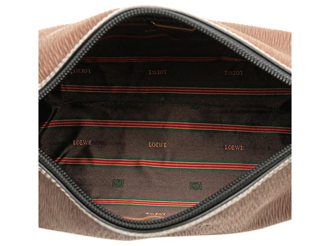 Pochette Velazquez in pelle marrone LOEWE - vista 4
