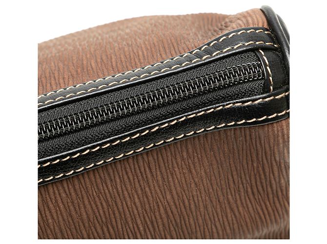 Pochette Velazquez in pelle marrone LOEWE - vista 9