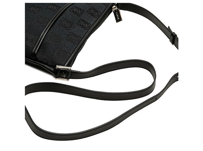 LOEWE Borsa a tracolla in tela Anagram blu Blu navy - vista 12