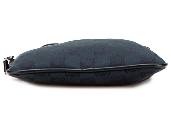 LOEWE Borsa a tracolla in tela Anagram blu Blu navy - vista 3