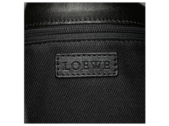 LOEWE Borsa a tracolla in tela Anagram blu Blu navy - vista 5