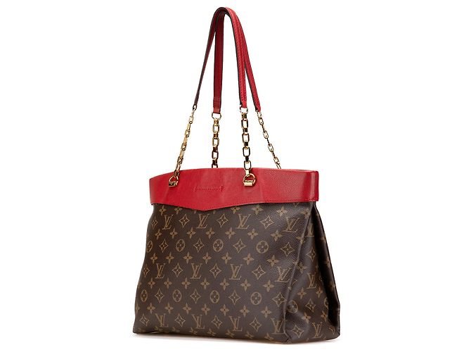 Borsa Pallas Shopper Monogramma Marrone Louis Vuitton - vista 2