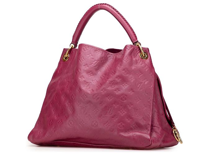 Louis Vuitton Monogram Empreinte Artsy MM Rosso Bordò - vista 2
