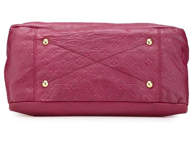 Louis Vuitton Monogram Empreinte Artsy MM Rosso Bordò - vista 3