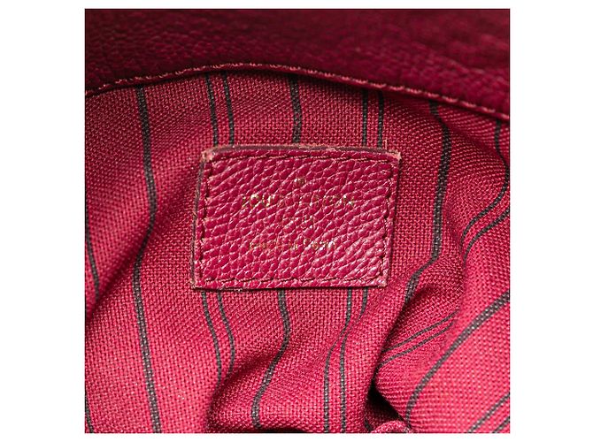 Louis Vuitton Monogram Empreinte Artsy MM Rosso Bordò - vista 5