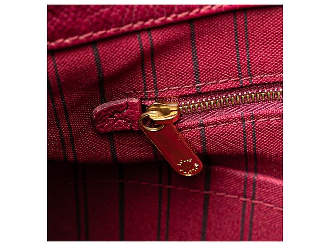 Louis Vuitton Monogram Empreinte Artsy MM Rosso Bordò - vista 8