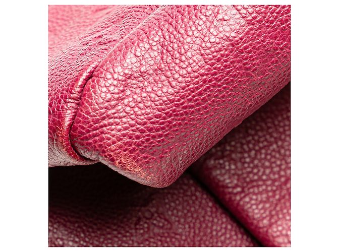 Louis Vuitton Monogram Empreinte Artsy MM Rosso Bordò - vista 9