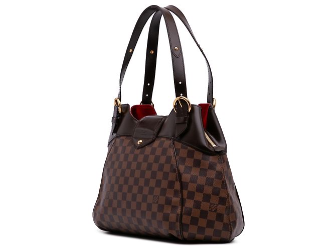 Louis Vuitton Marrone Damier Ebene Sistina GM - vista 2
