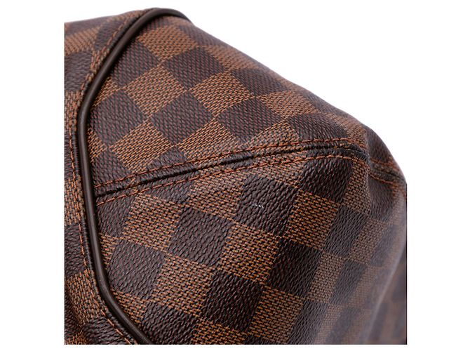 Louis Vuitton Marrone Damier Ebene Sistina GM - vista 8