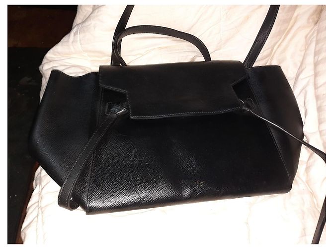 Borsa a mano Céline in pelle nera Nero - vista 3