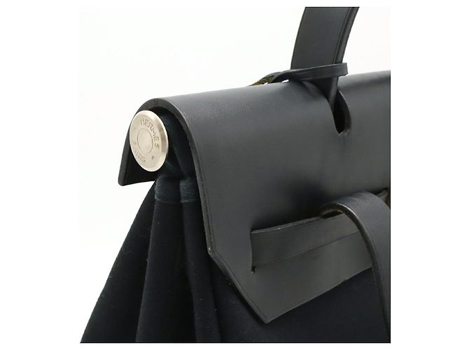 Bolsa de mão 2 em 1 em couro Toile Officier Herbag da Hermès - vista 6