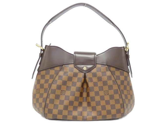 Borsa a Spalla Sistina Damier Louis Vuitton Marrone - vista 2