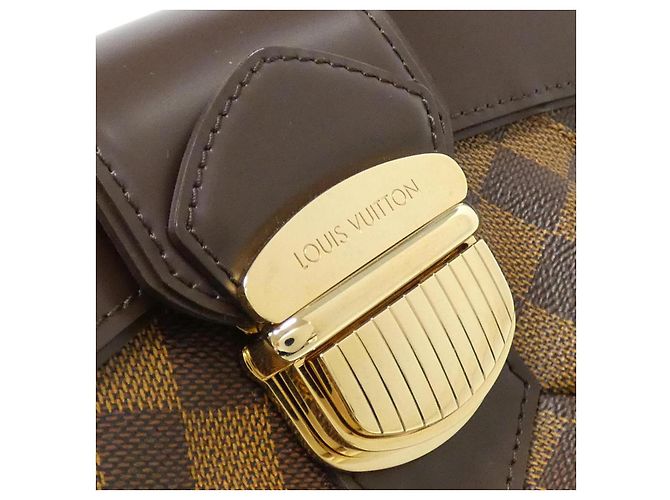 Borsa a Spalla Sistina Damier Louis Vuitton Marrone - vista 5
