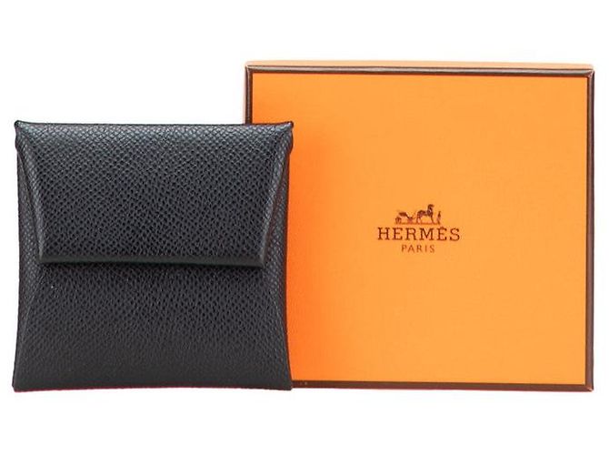 Hermès Monedero Epsom Vau de Hermes Bastia Negro - vista 10