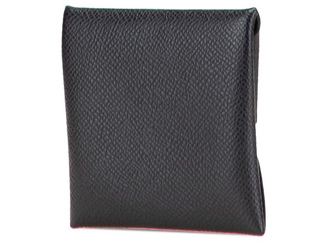 Hermès Monedero Epsom Vau de Hermes Bastia Negro - vista 2