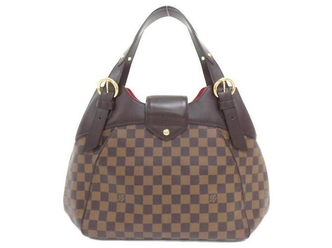 Bolsa de Ombro Sistina Damier Louis Vuitton Marrom - vista 2