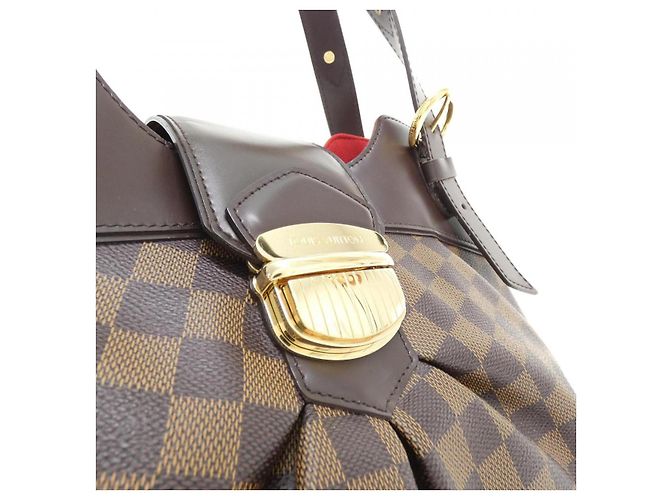 Bolsa de Ombro Sistina Damier Louis Vuitton Marrom - vista 4