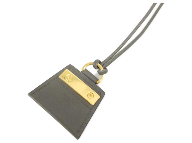 Hermès Collar Hermes Mon Petit Kelly Swift Gris - vista 3