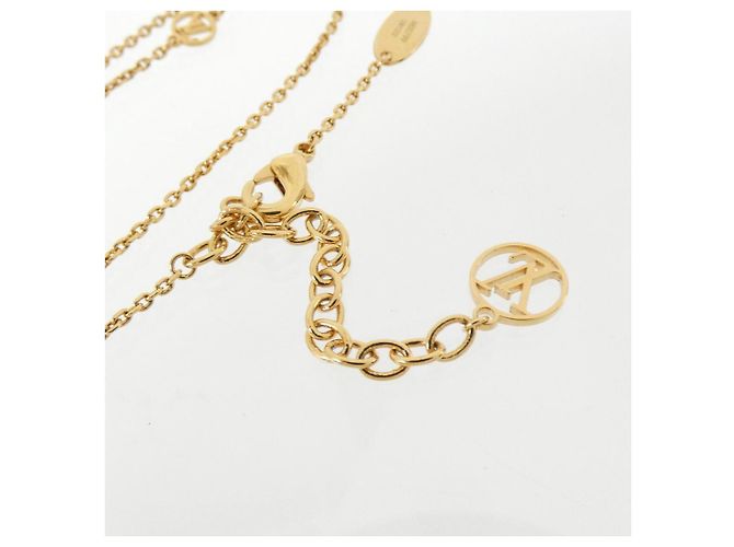 Collana Vivienne Swinging di Louis Vuitton D'oro Metallico - vista 4