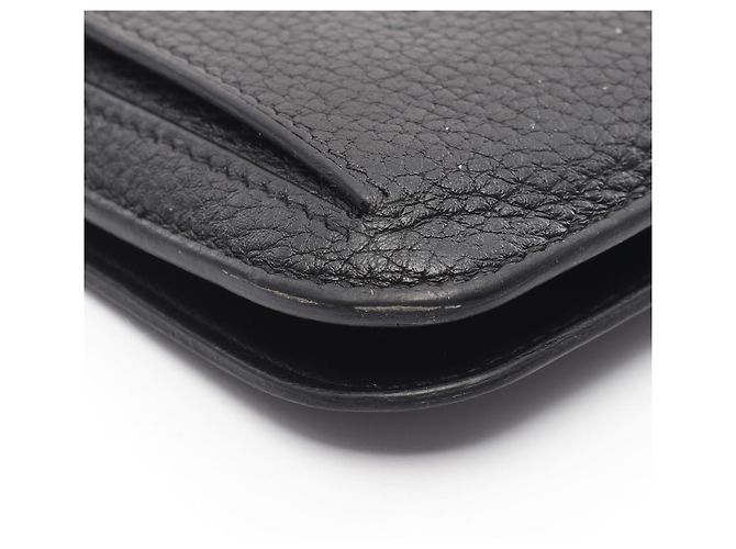 Hermès Portafoglio lungo Togo Long Dogon Hermes Nero - vista 10