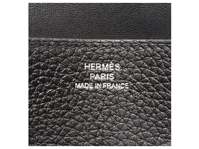 Hermès Portafoglio lungo Togo Long Dogon Hermes Nero - vista 4