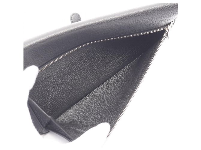 Hermès Portafoglio lungo Togo Long Dogon Hermes Nero - vista 6