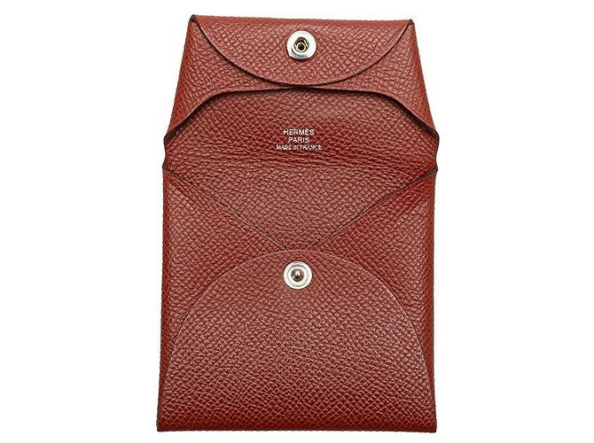 Monedero Epsom Bastia de Hermès Castaño - vista 7