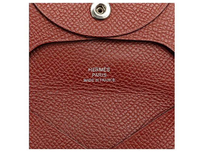 Monedero Epsom Bastia de Hermès Castaño - vista 9