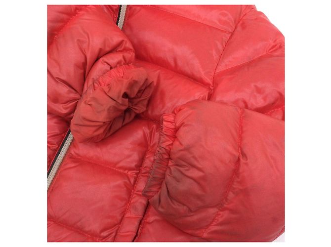 Moncler Kids Down Jacket Red Size 3 Green - view 10