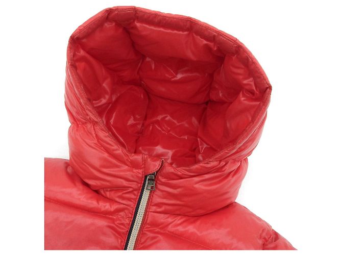 Moncler Kids Down Jacket Red Size 3 Green - view 3