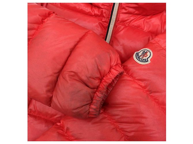 Moncler Kids Down Jacket Red Size 3 Green - view 6