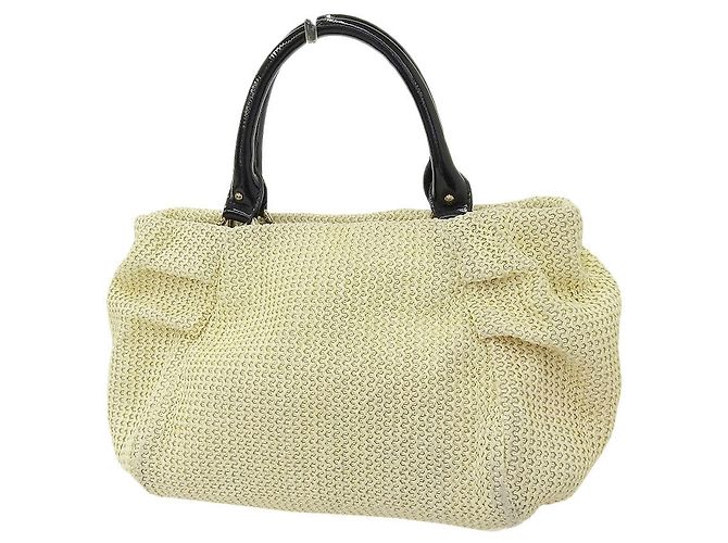 Autre Marque BORSO IN FILO ANTEPRIMA 2WAY Borsa Beige Nera Nero - vista 2